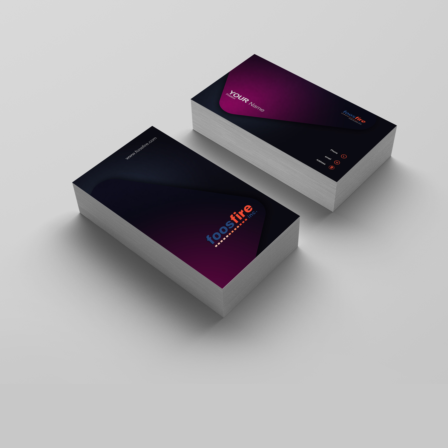 Business Card Design by Priyantha 5 for Foos Fire, Inc. | Design #20925676