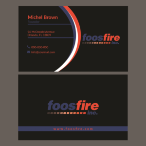 Design de Carte de Visite par graphicpro.asif pour Foos Fire, Inc. | Design : #20943647