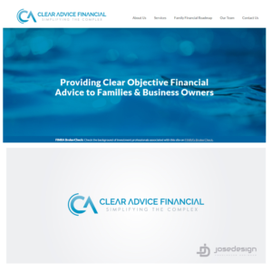 Clear Advice Financial  | Logo Design by JoseDesign