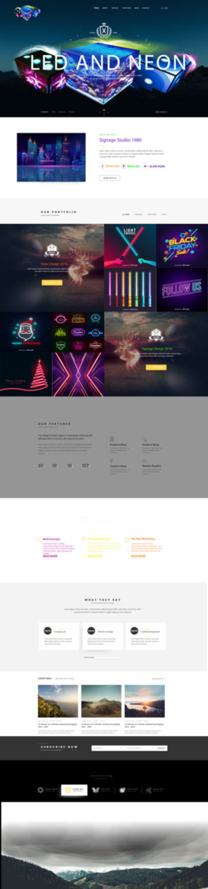 Web Design by farins88 for All Things LED Mfg. | Design: #20978140