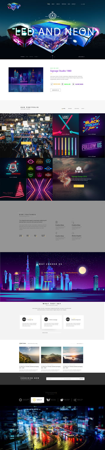 Web Design by farins88 for All Things LED Mfg. | Design #20978141