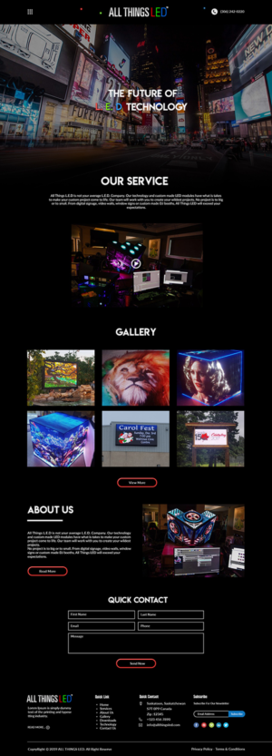 Need website for LED  Signs  company | Diseño Web por bdesigner9