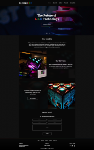 Web Design by samiulgg for All Things LED Mfg. | Design: #20975500