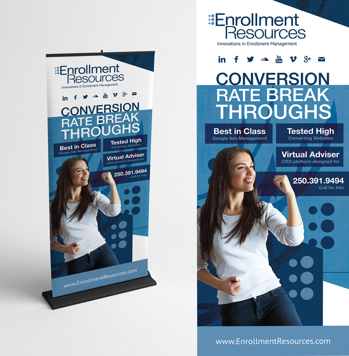 Trade Show Booth Design by Impressive Solutions for Enrollment Resources | Design #20922974