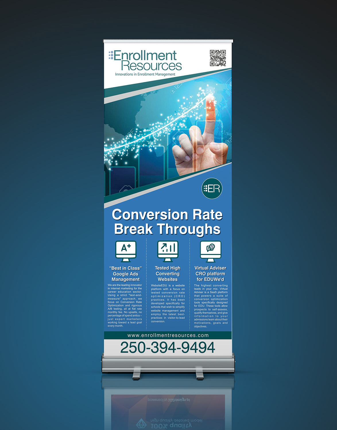 Trade Show Booth Design by DesignART for Enrollment Resources | Design #20924691