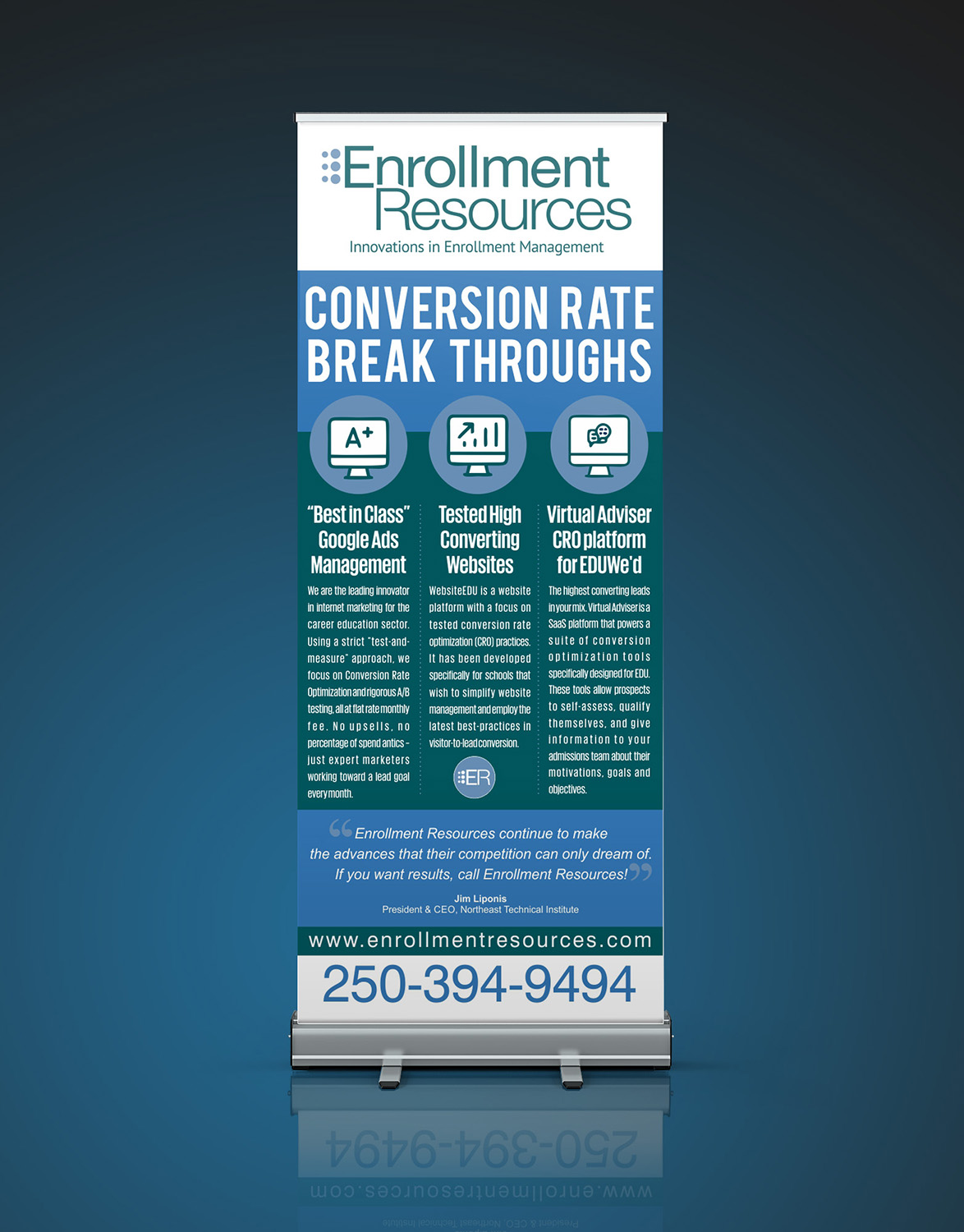 Trade Show Booth Design by DesignART for Enrollment Resources | Design #20925999