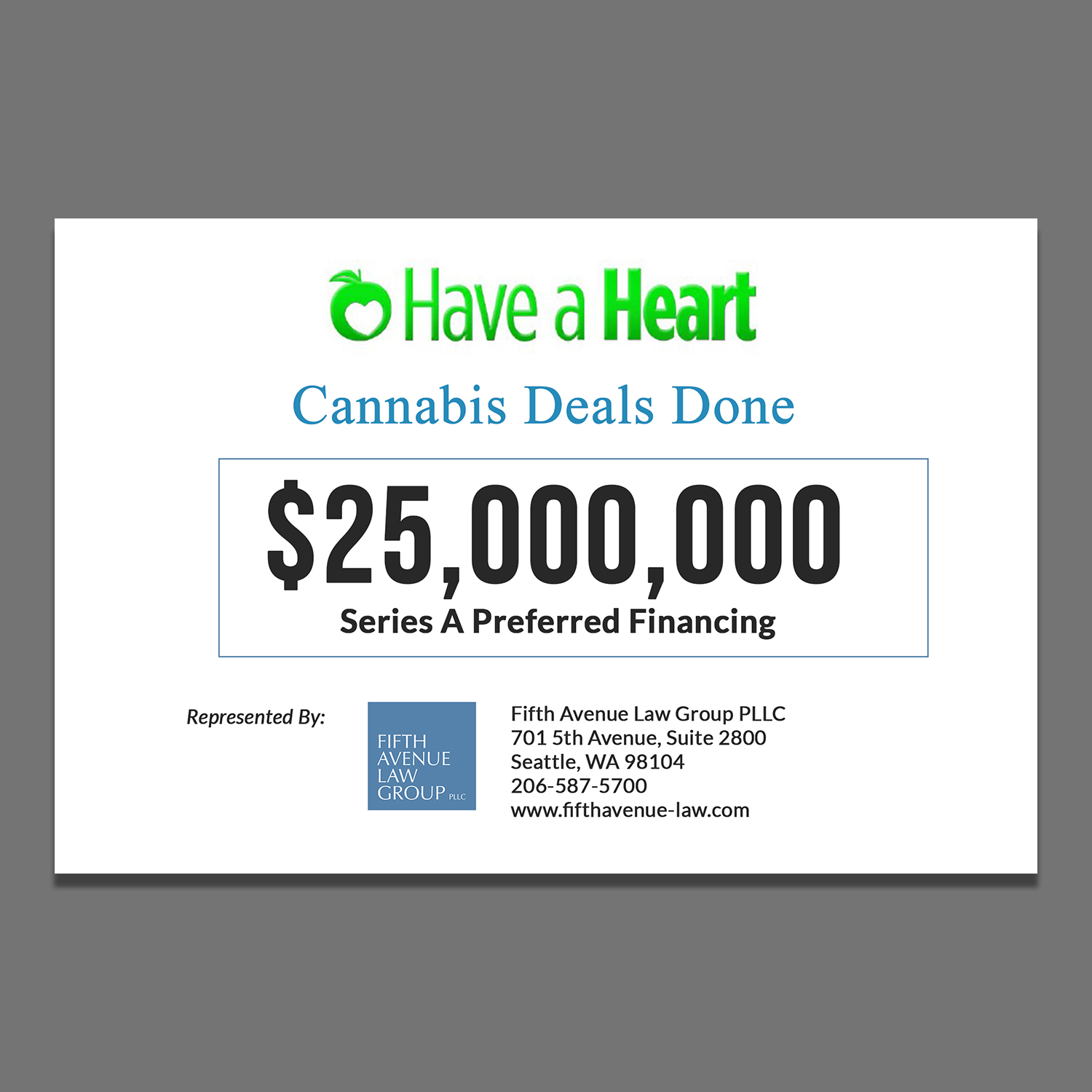 Advertisement Design by debdesign for Fifth Avenue Law Group | Design #20940910