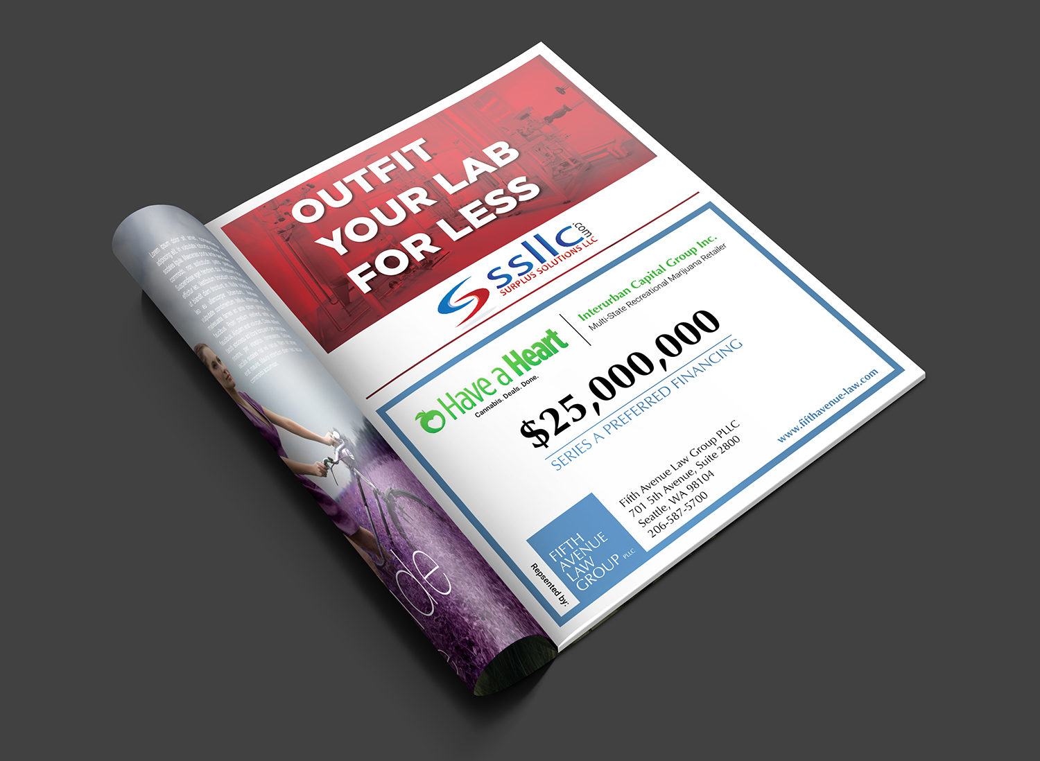 Advertisement Design by mmmarif1982 for Fifth Avenue Law Group | Design #20929906