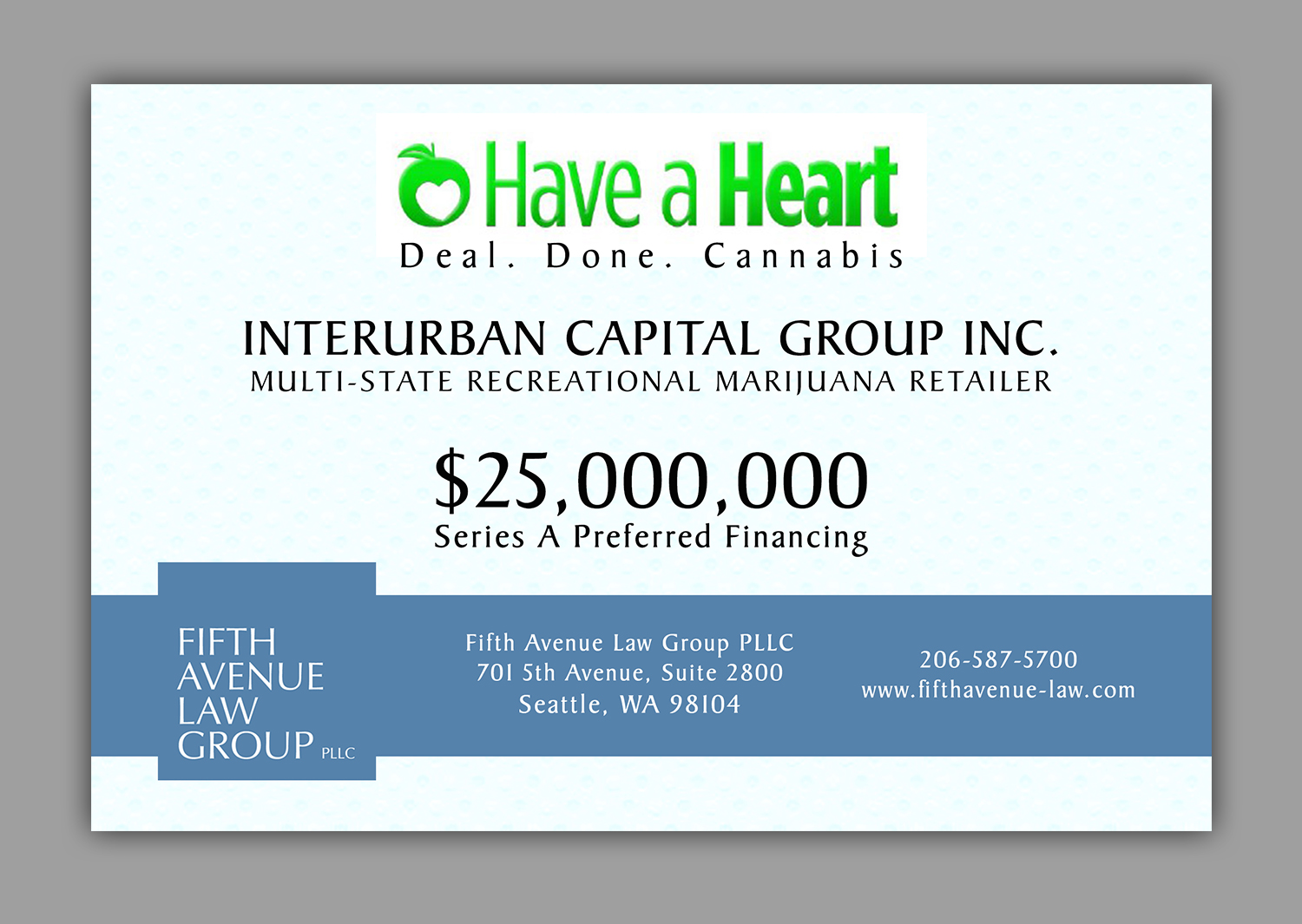 Diseño Publicitario por SAI DESIGNS para Fifth Avenue Law Group | Diseño #20943149
