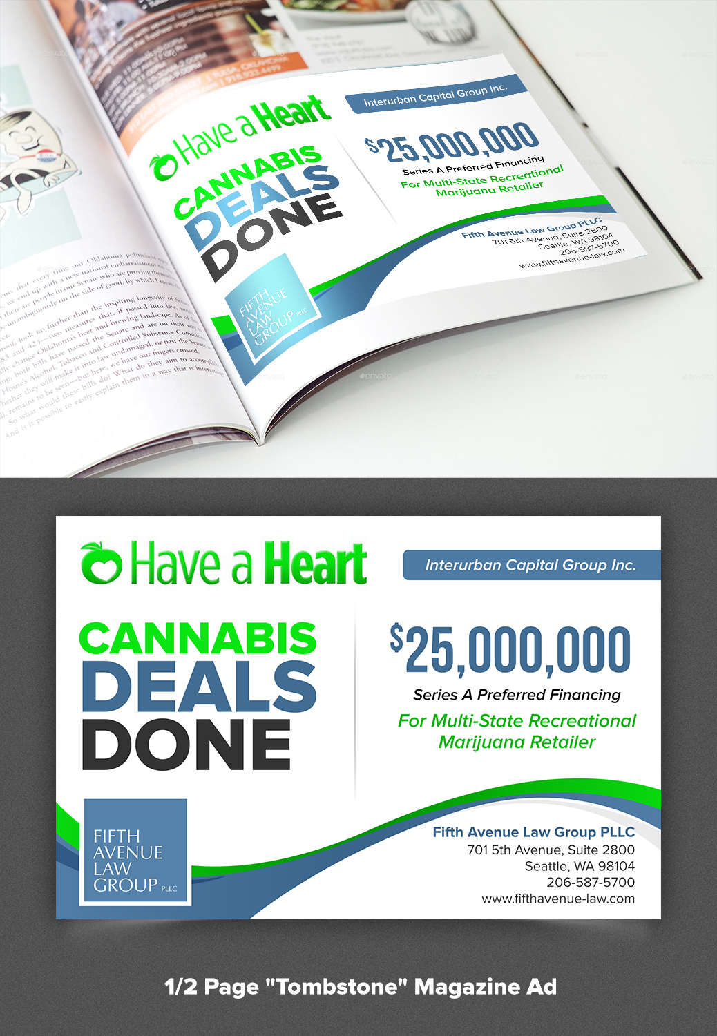 Werbe-Design von ARTOGRAPHY für Fifth Avenue Law Group | Design #20934329