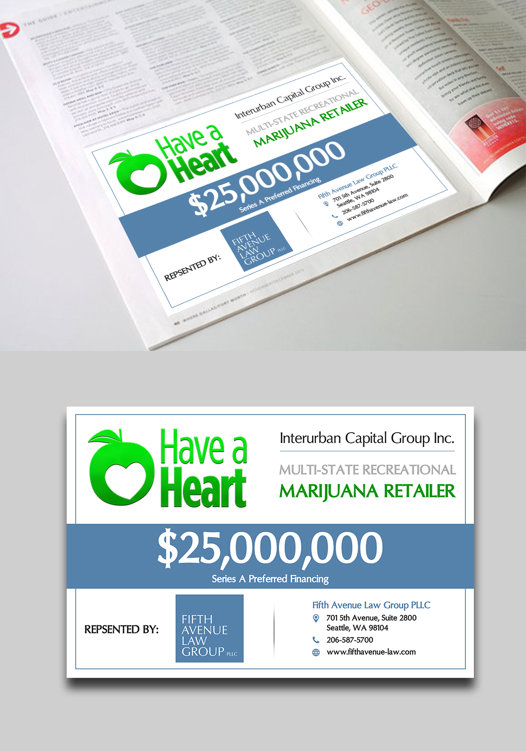 Advertisement Design by SWASTIK for Fifth Avenue Law Group | Design #20933684
