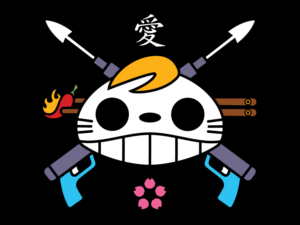 Pirate flag as a wedding gift for my brother and his fiance | Grafik-Design von B'signs