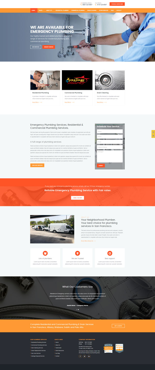 Web Design by farins88 for Pipe Sharks LLC | Design #20985911