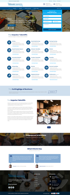 Construction Website Design for Wordpress | Web-Design von Expert Designer