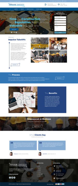 Web Design by Expert Designer for Impulse Flooring LLC. | Design #20962529