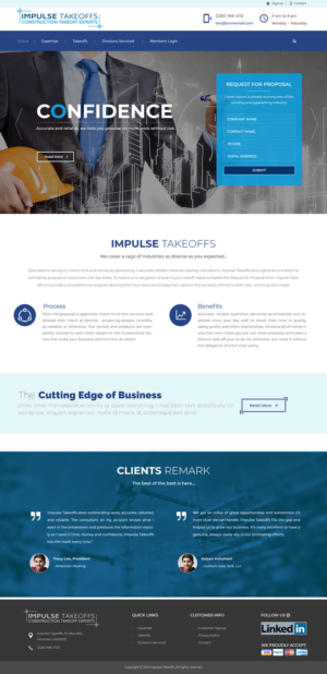Web Design by webxvision for Impulse Flooring LLC. | Design: #20952716