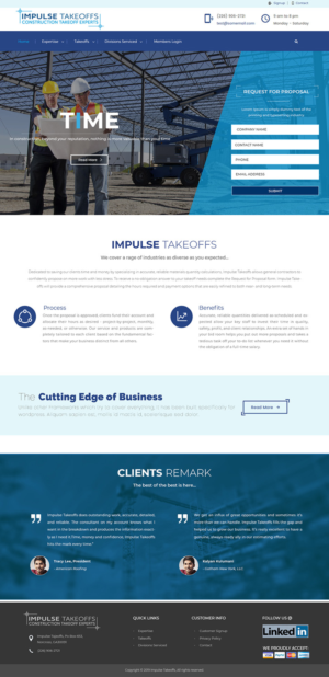 Web Design by webxvision for Impulse Flooring LLC. | Design: #20959160