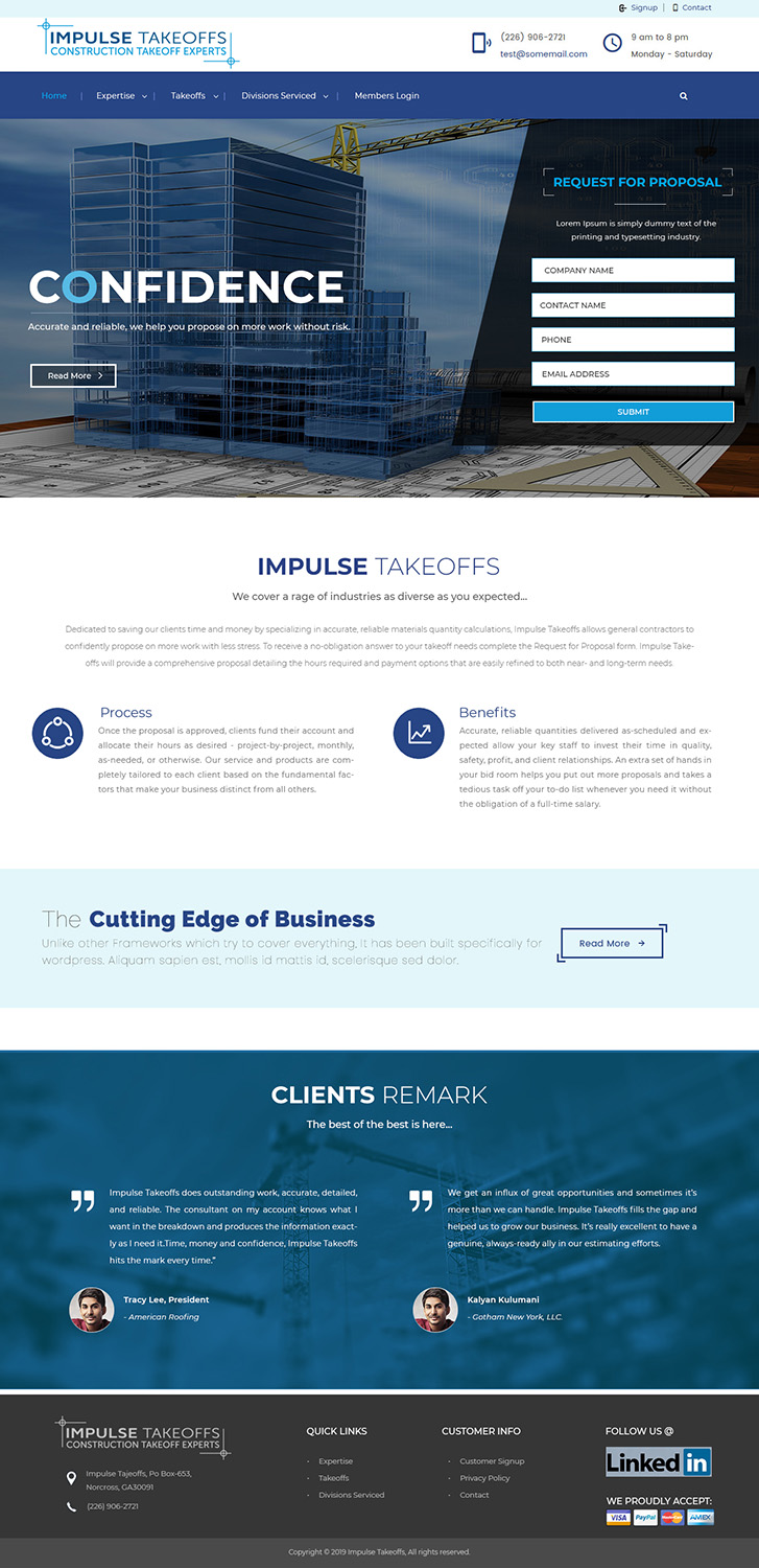 Web Design by webxvision for Impulse Flooring LLC. | Design #20959161