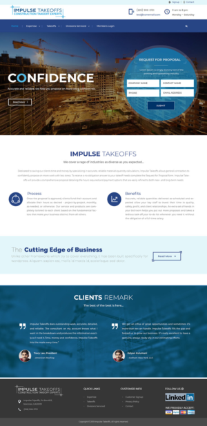Web Design by webxvision for Impulse Flooring LLC. | Design: #20959162