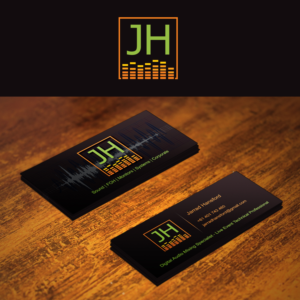 Business Card 85x40mm - Freelance audio mixing / live event operator  