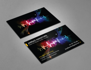 Business Card 85x40mm - Freelance audio mixing / live event operator   | Diseño de Tarjeta de Presentación por Tripti Ranjan Gain