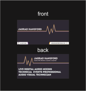 Business Card Design by Sahibul Design