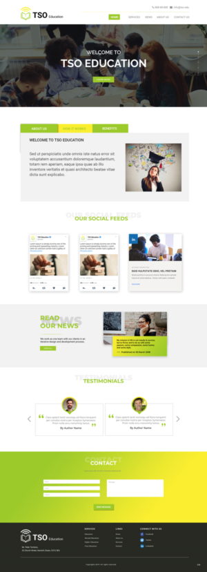 Web Design by pb for this project | Design: #20942569