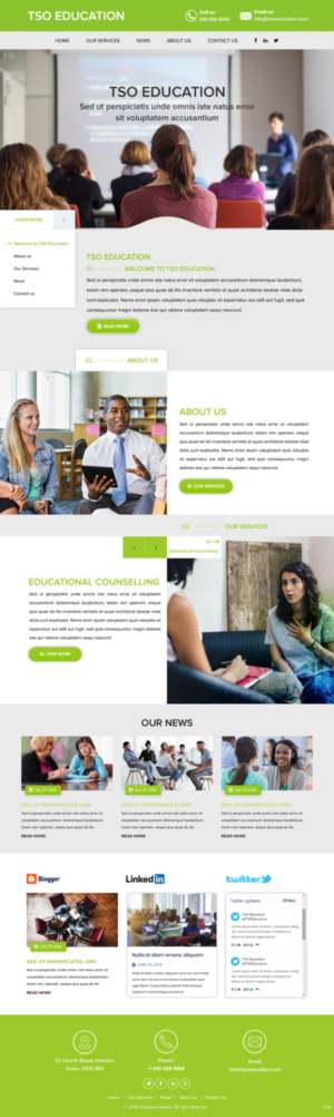 Web Design by pb for this project | Design: #20942570