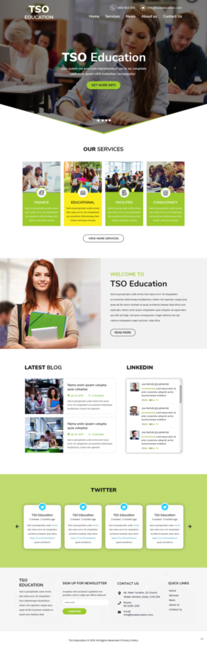 Web Design by pb for this project | Design: #20942584