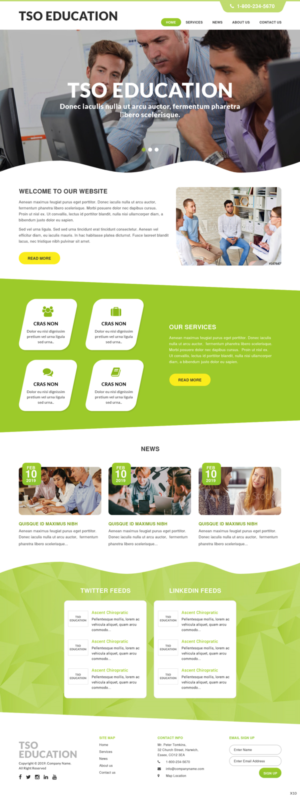 Web Design by pb for this project | Design: #20942588