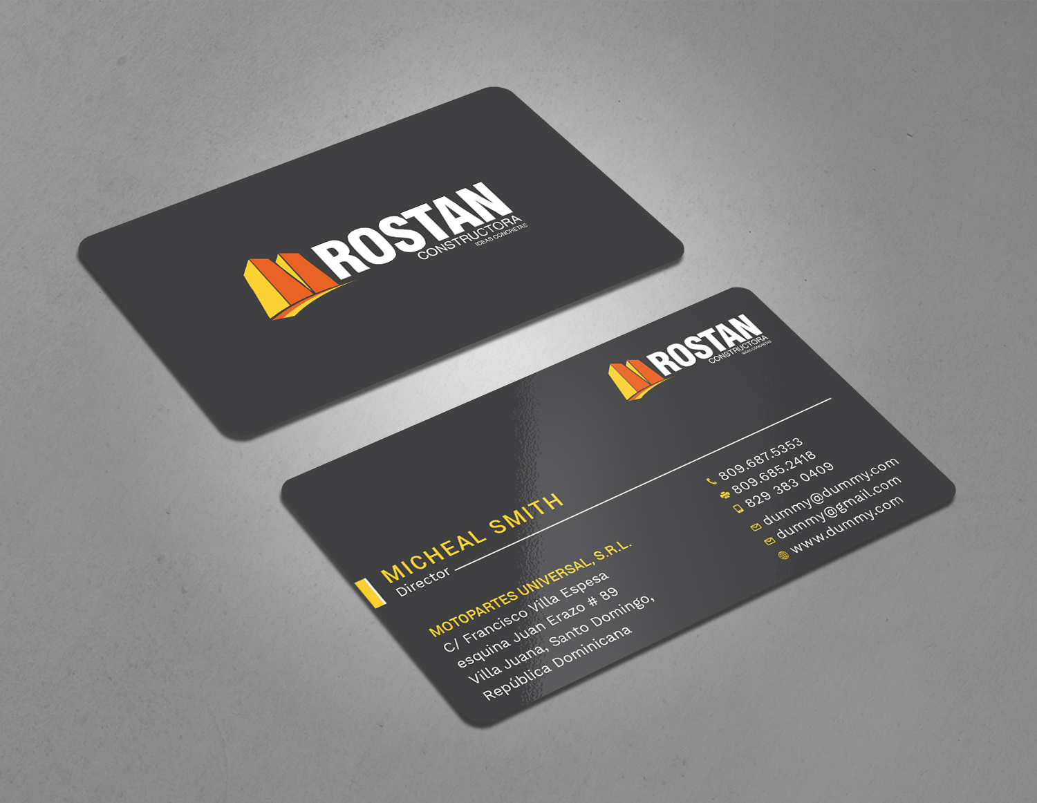 Visitenkarten-Design von Tripti Ranjan Gain für Motopartesuniversal. SRL. | Design #20936901