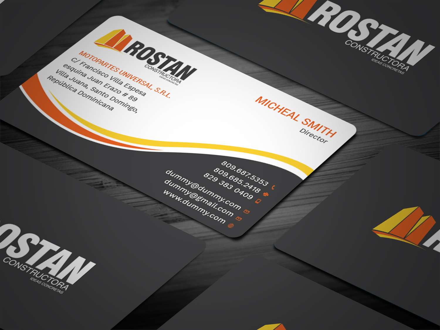 Visitenkarten-Design von Tripti Ranjan Gain für Motopartesuniversal. SRL. | Design #20936908