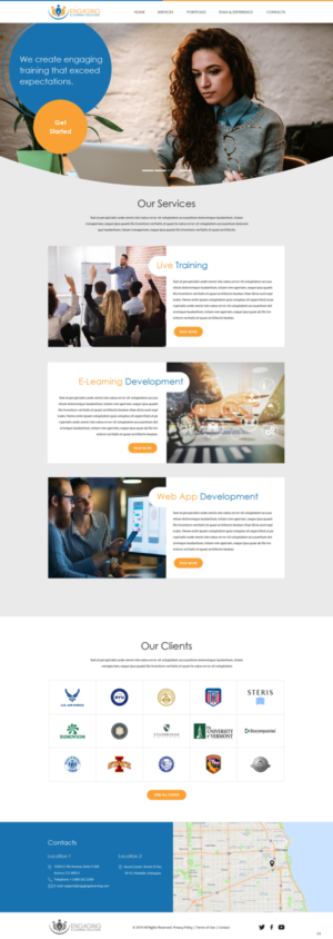 Web Design by pb for HIPAA Exams | Design: #20951381