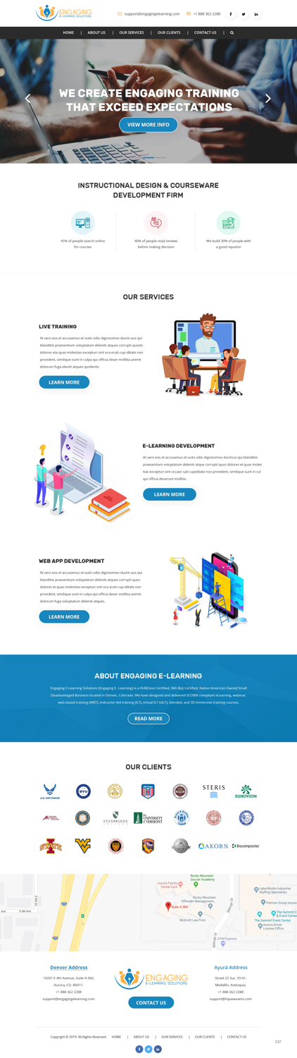 Web Design par pb pour HIPAA Exams | Design #20951388