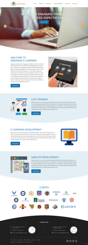 Web Design by pb for HIPAA Exams | Design: #20951402