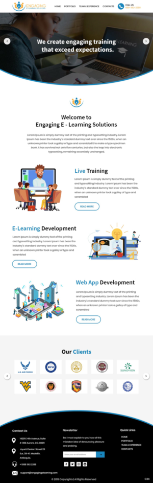 Web Design by pb for HIPAA Exams | Design: #20962019