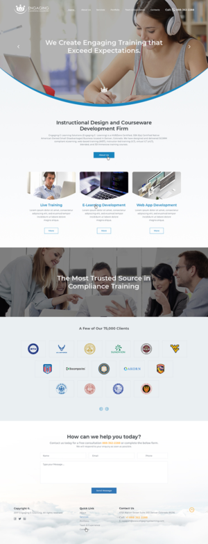Diseño Web por Ved Web Services para HIPAA Exams | Diseño #20941125