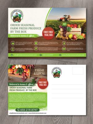 Postcard Design by alex989 for LiveShop Inc. | Design: #20941265