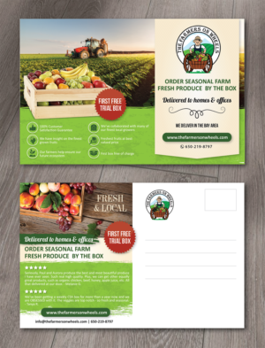 Postcard Design by alex989 for LiveShop Inc. | Design: #20972397