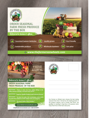 Postcard Design by alex989 for LiveShop Inc. | Design: #21000455