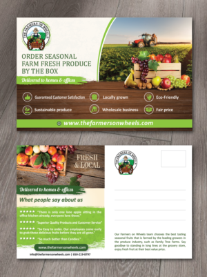 Mailing Flyer for Fruit Box Company | Postcard Design by alex989