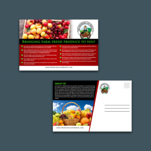 Mailing Flyer for Fruit Box Company | Postcard Design by aspiremedia