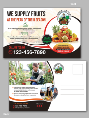 Mailing Flyer for Fruit Box Company | Postcard Design by innovative earth