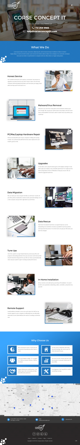 Web Design by pb for Corse Concept | Design: #20951420