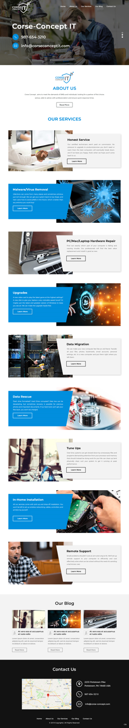 Web Design by pb for Corse Concept | Design: #20951421
