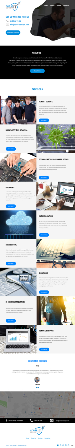 Web Design by pb for Corse Concept | Design: #20951422