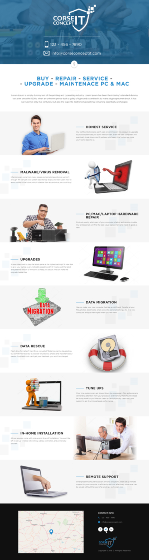 Web Design par Sujit Banerjee pour Corse Concept | Design : #20965027