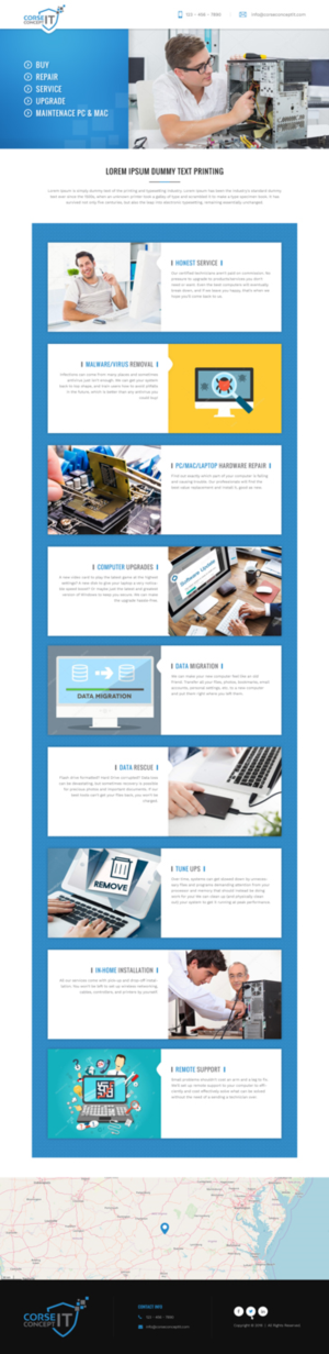 Web Design par Sujit Banerjee pour Corse Concept | Design : #20965028
