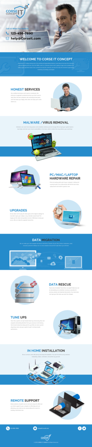 Web Design par rightway pour Corse Concept | Design : #20970787