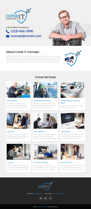 Web Design par rightway pour Corse Concept | Design : #20970788